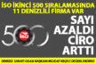 İSO ikinci 500’de 11 Denizlili var