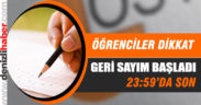Tercihler için geri sayım başladı