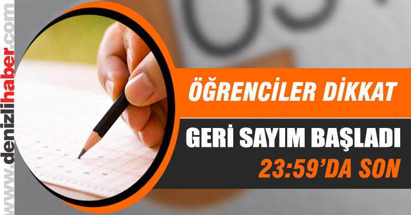 Tercihler için geri sayım başladı
