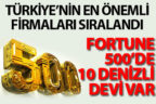 Fortune 500’de 10 Denizlili var