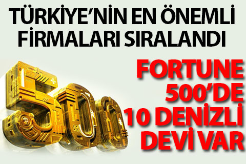 Fortune 500’de 10 Denizlili var