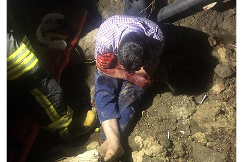 Kayalıklardan düştü, 112’yi arayıp “Beni kurtarın” dedi
