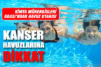 Klor kokulu yüzme havuzları kanser riski yaratıyor