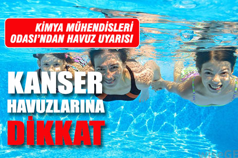 Klor kokulu yüzme havuzları kanser riski yaratıyor