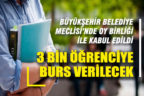 Büyükşehir’den 3 bin öğrenciye destek