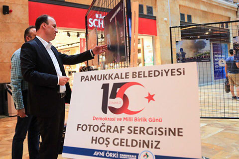 Pamukkale Belediyesi’nden 15 Temmuz sergisi