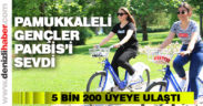Pamukkale’de akıllı bisiklet uygulaması ilgi gördü