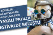 Köpekler sokak hayvanları için podyuma çıktı