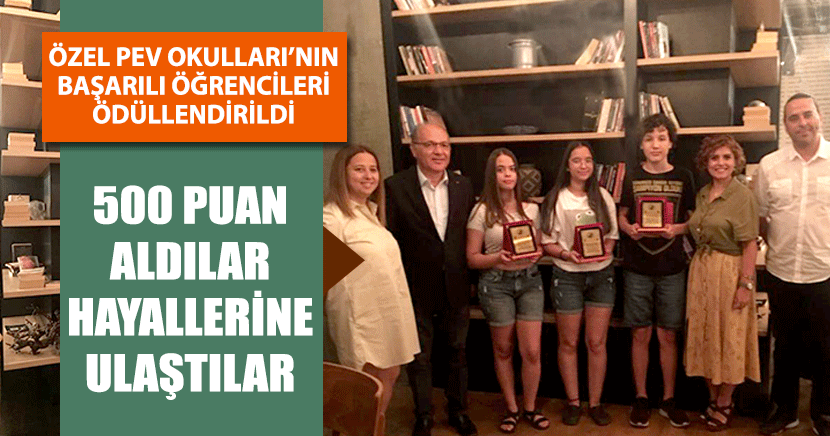 PEV’in şampiyon öğrencilerine ödül