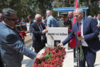 Denizli protokolünden şehitlik ziyareti
