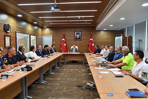 Trafik değerlendirme toplantısı yapıldı, hedefler belirlendi