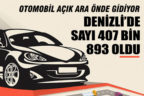 Denizli için motorlu kara taşıtı istatistikleri açıklandı