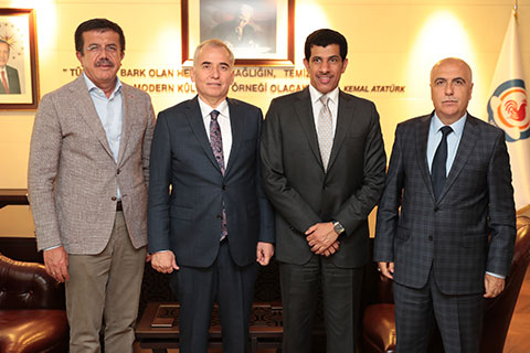 Başkan Zolan, Katar büyükelçisi ile buluştu