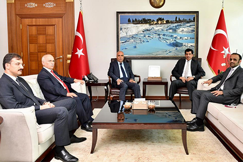 Katar büyükelçisinden Karahan’a ziyaret