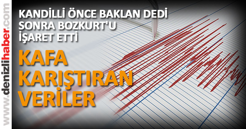 Kandilli önce Baklan dedi sonra Bozkurt’a işaret etti