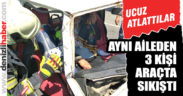 Kamyonet tıra çarptı: 3 yaralı