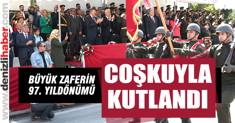 Büyük zaferin 97. yıldönümü törenlerle kutlandı