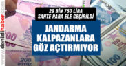 Acıpayam’da piyasaya sahte para sürmek isteyen 4 kişi yakalandı
