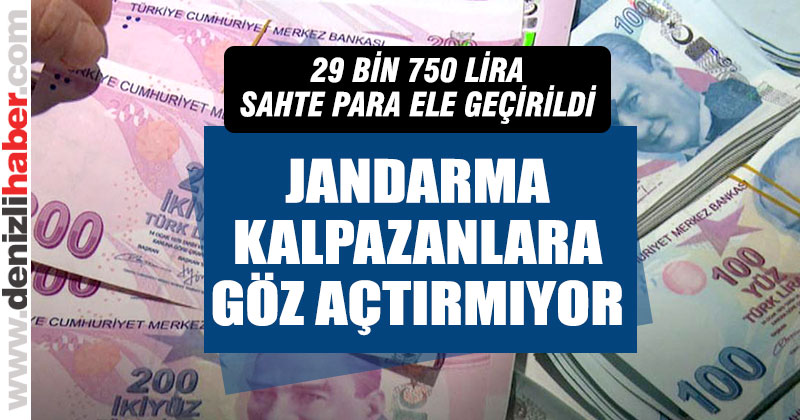 Acıpayam’da piyasaya sahte para sürmek isteyen 4 kişi yakalandı