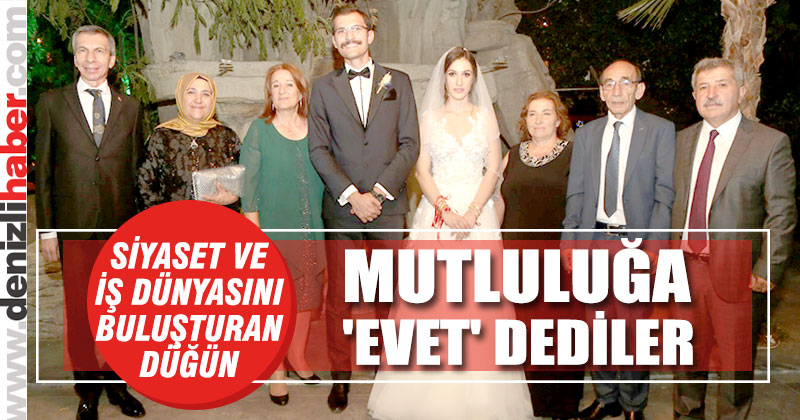 Siyaset ve iş dünyasını buluşturan düğün