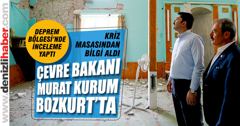 Çevre ve Şehircilik Bakanı Murat Kurum, Bozkurt’ta inceleme yaptı