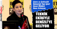 Yapı İşleri Genel Müdürü Banu Aslancan, deprem bölgesine geliyor