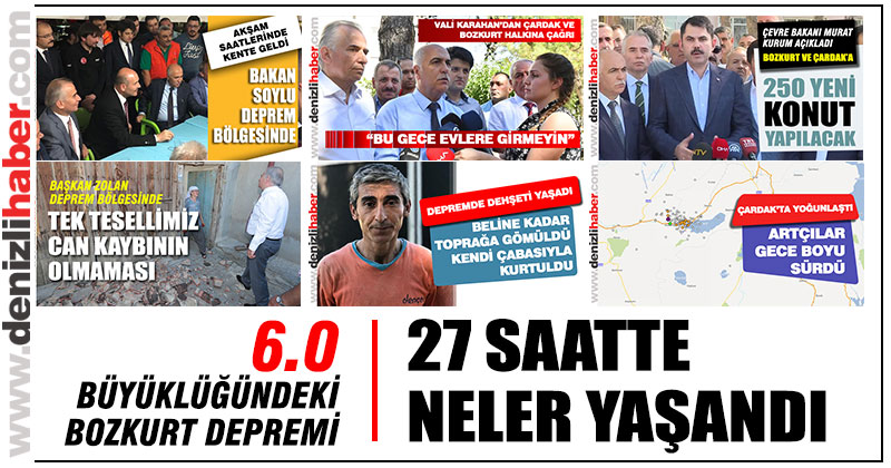 Bozkurt Depremi’nde neler yaşandı