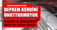 Bozkurt ve Çardak’ta deprem kendini unutturmuyor