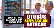 Otobüs hatlarında yapılan düzenlemelerde 2. etap da devreye girdi