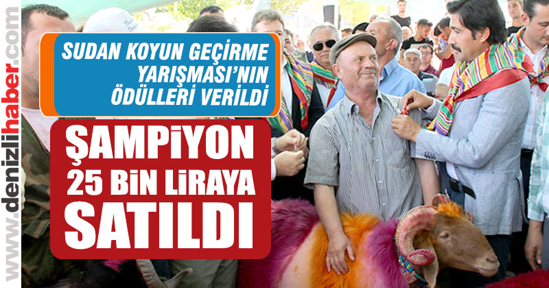 Sudan Koyun Geçirme Yarışması’nın ödülleri verildi