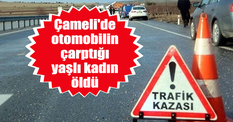 Çameli’de otomobilin çarptığı yaşlı kadın öldü