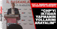 CHP Denizli İl Başkanı Mahir Akbaba Nevşehir’de konuştu