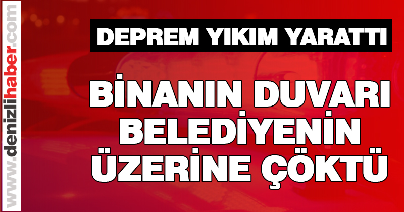 Bozkurt’ta yıkım var, binanın duvarı belediyenin üzerine düştü