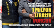 Operasyonların bir ayağı Denizli’de yapıldı