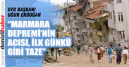 DTO Başkanı Erdoğan Marmara Depremi’nin yıldönümü için mesaj yayımladı