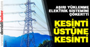 Aşırı yüklenme elektrik sistemini çökertti