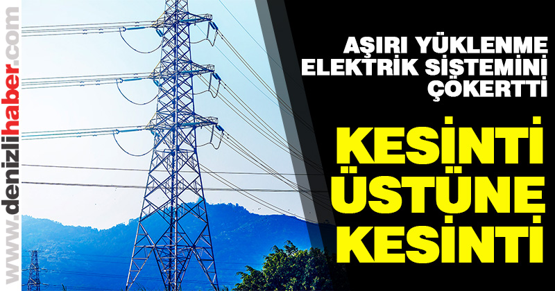 Aşırı yüklenme elektrik sistemini çökertti