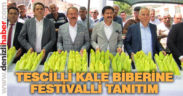 25. Kaledavaz Biber Festivali büyük ilgi gördü
