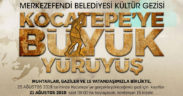 Kocatepe’ye yürüyüş gezisi başlıyor