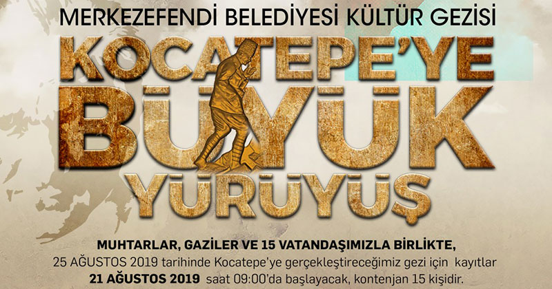 Kocatepe’ye yürüyüş gezisi başlıyor