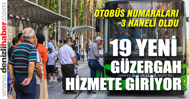 Yeni otobüs hatları 23 Ağustos’ta hizmete giriyor