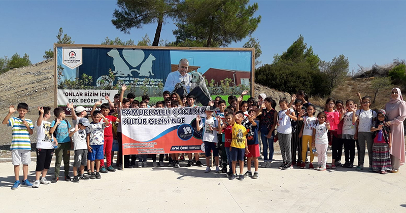 Pamukkaleli çocuklar kültür gezisinde
