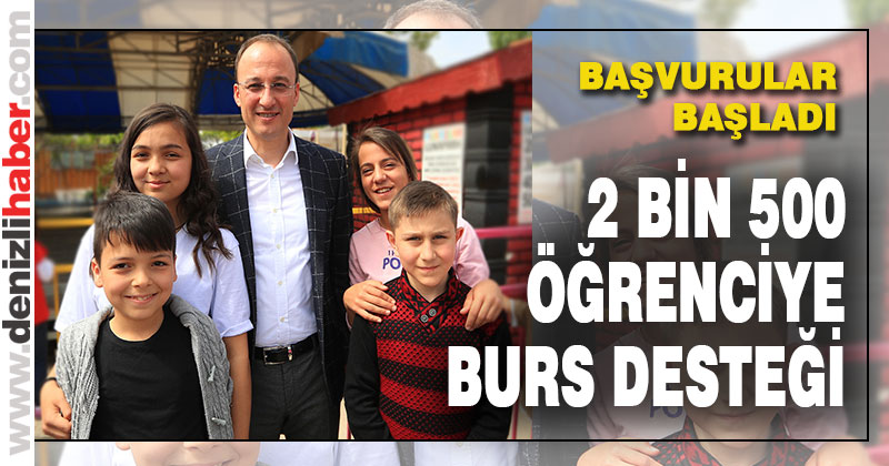 Pamukkale Belediyesi 2 bin 500 öğrenciye burs veriyor