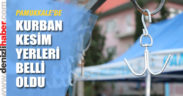 Pamukkale’de kurban kesim noktaları belirlendi