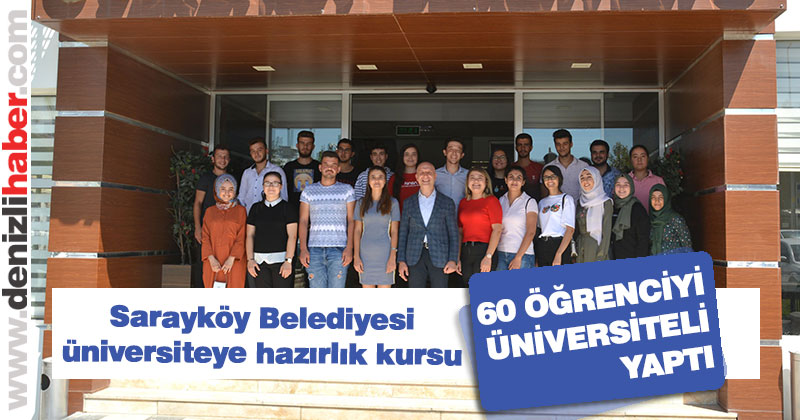 60 öğrenci üniversiteli oldu