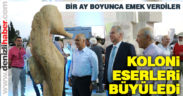 Kömürcüoğlu 9. Taş Heykel Kolonisi etkinliği sona erdi