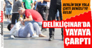 Delikliçınar Meydanı’nda motosikletli yayaya çarptı