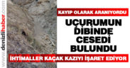 Babadağ’da uçurumun dibinde ceset bulundu
