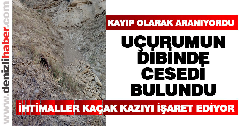 Babadağ’da uçurumun dibinde ceset bulundu