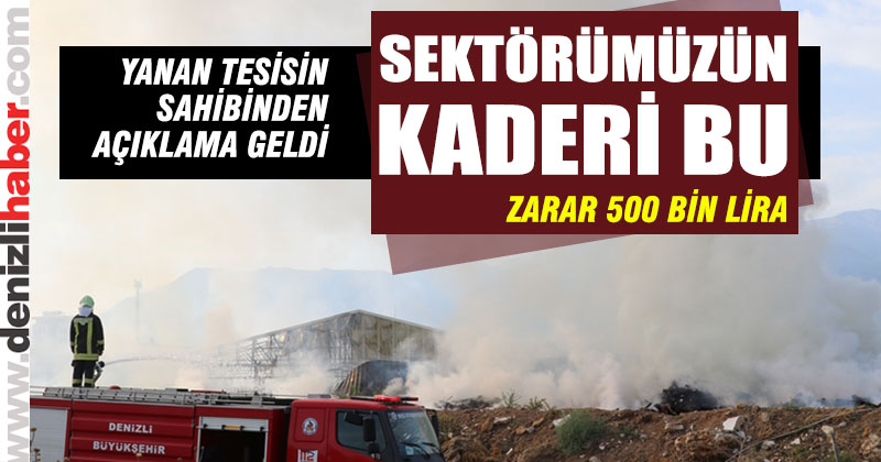 Yanan Katı Atık Bertaraf Tesisi’nden açıklama yapıldı